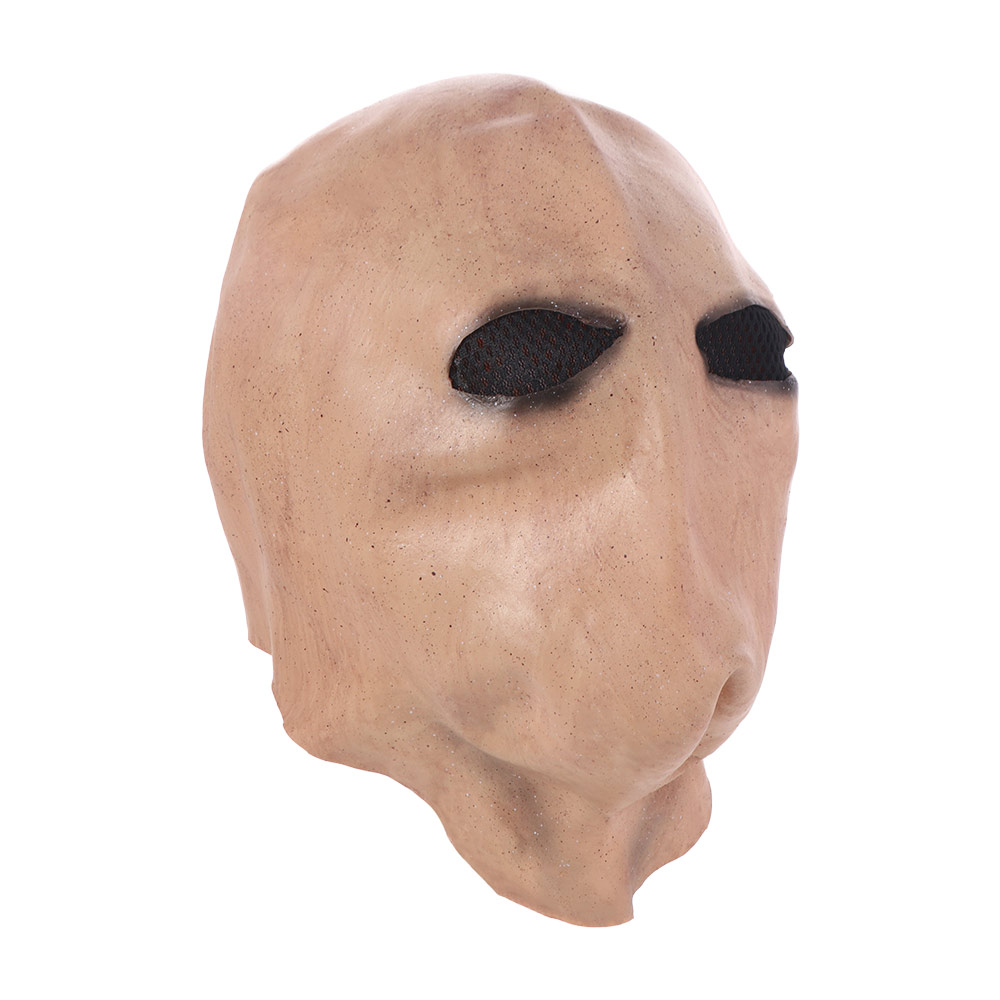 Latex Alien Mask Realistic - Topeng Slenderman Halloween Pria Tanpa Wajah,