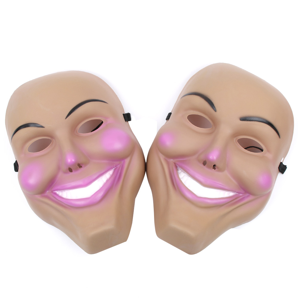 Led Purge Mask Halloween - 1 buah masker Purge Grin Film