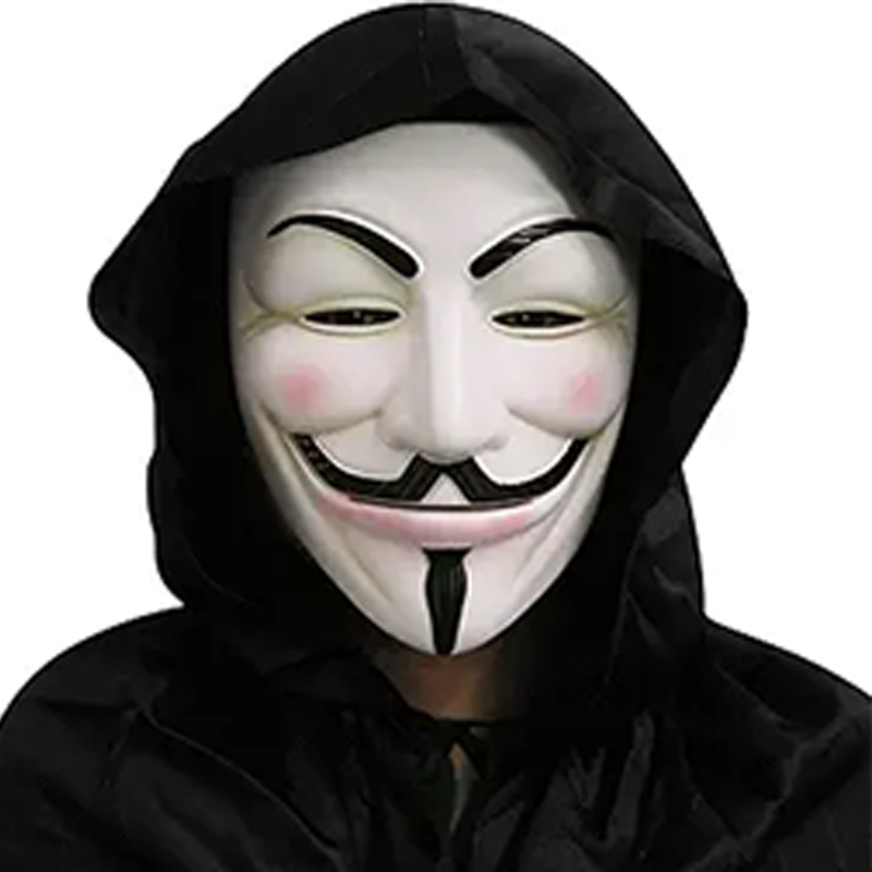 Led Purge Mask Halloween - Topeng LED Vendetta Tema Film Dekorasi