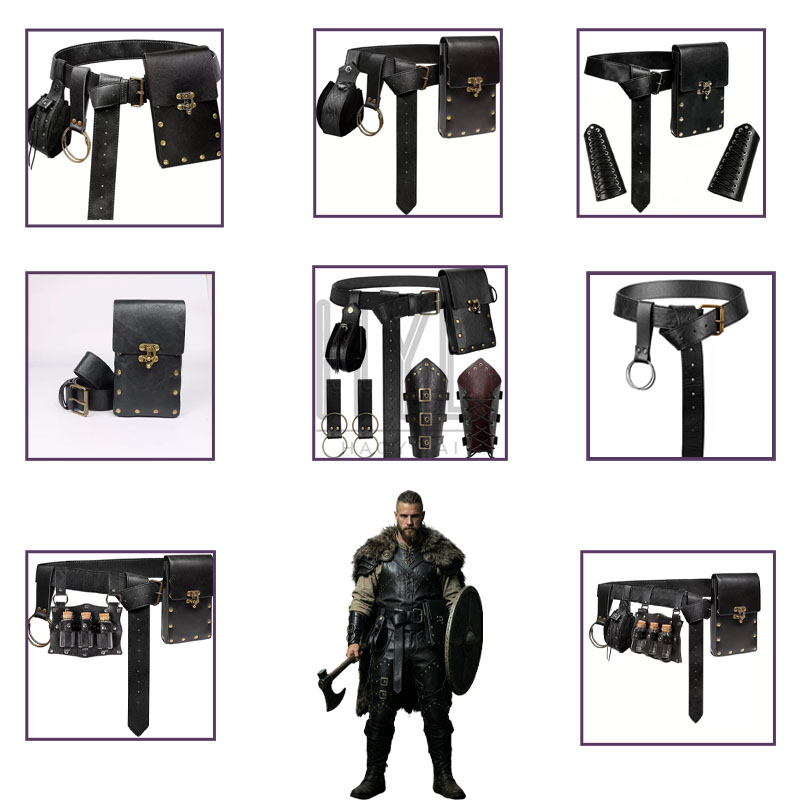 Costumes - Set Aksesoris Kostum Viking Retro Abad