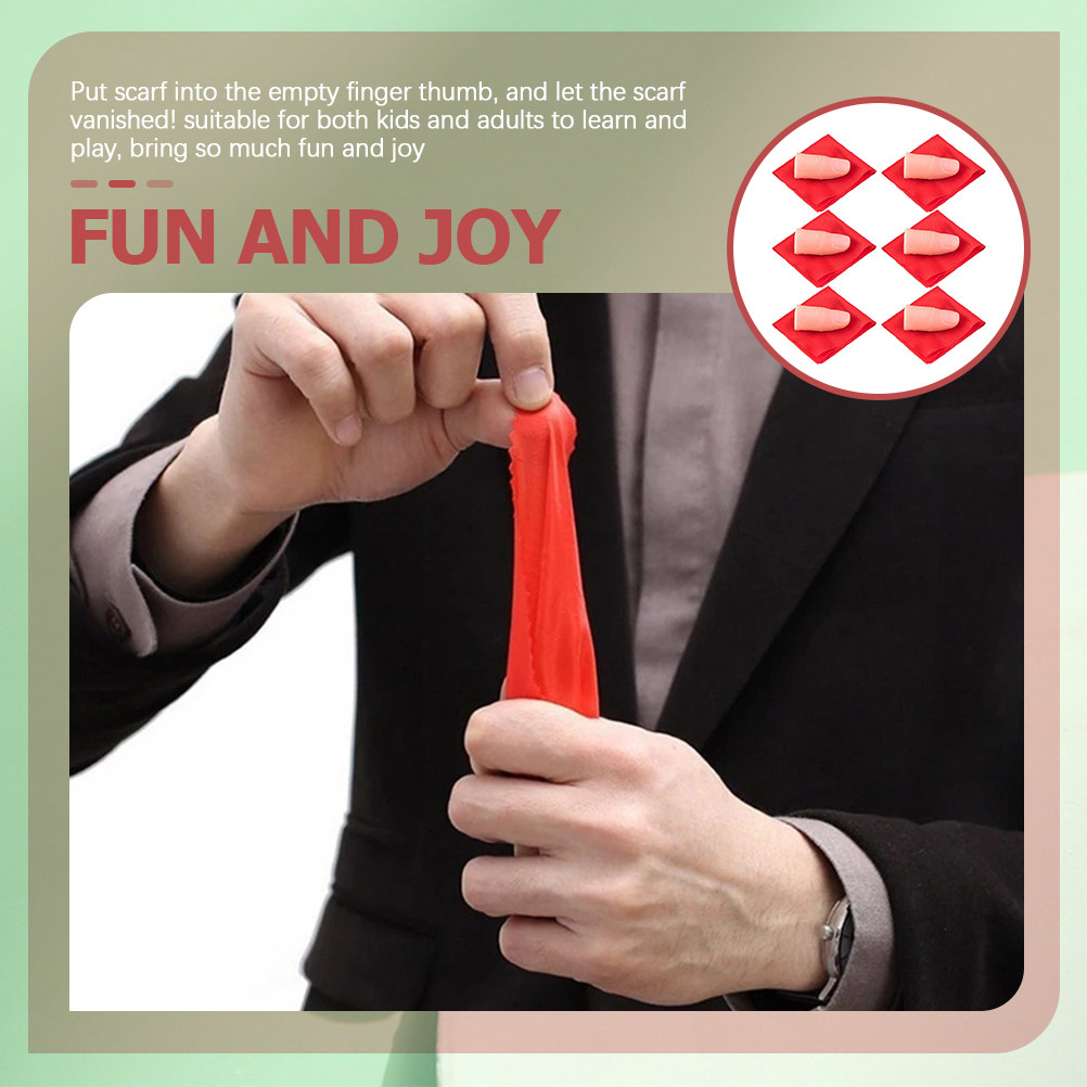 Thumb Tip Magic Trick Set - Setelan 6 buah untuk Trik Sulap