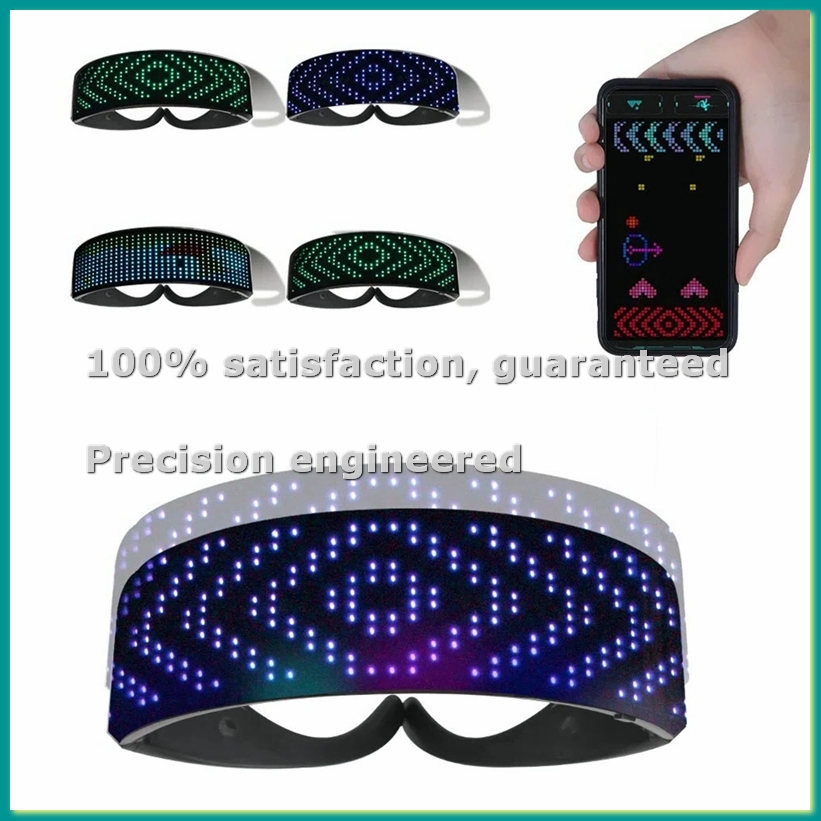 Glow In The Dark Party Glasses - Kacamata Futuristik Elektronik DIY yang Bersinar,