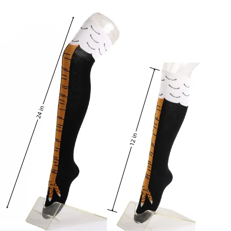 1/2/4 Pasang Kaus Kaki Setingg - Funny Chicken Leg Socks ulasan dan harga