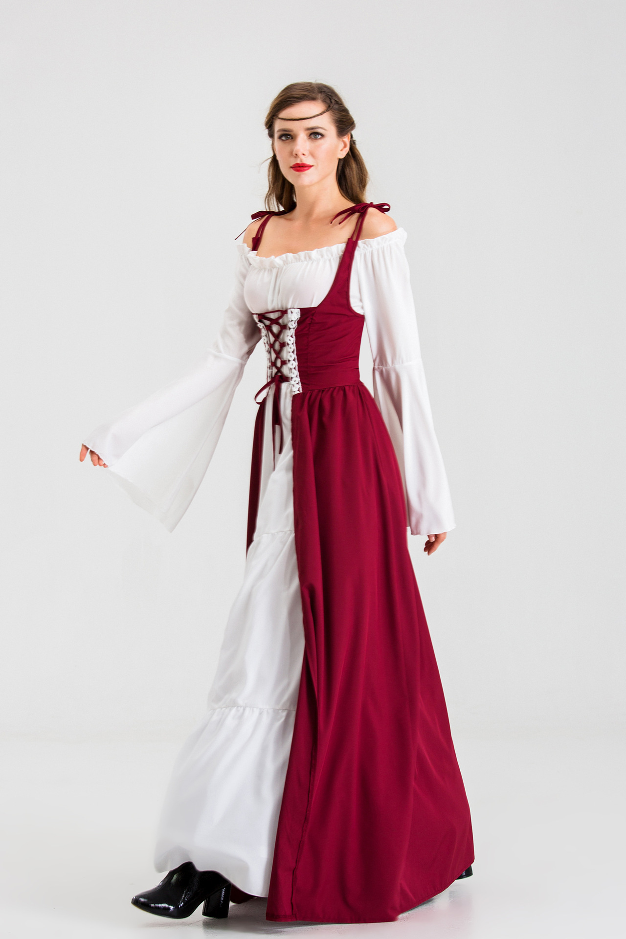 Gaun Putri Abad Pertengahan Ko - Medieval Renaissance Dress Women ulasan dan harga