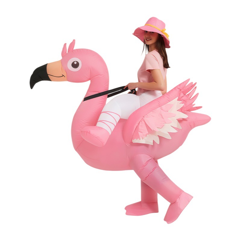 Kostum Tiup Flamingo Merah Mud - Costumes ulasan dan harga