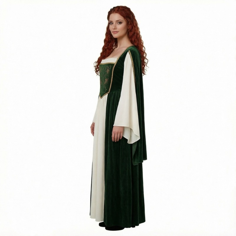 Kostum Cosplay Abad Pertengaha - Medieval Renaissance Dress Women ulasan dan harga