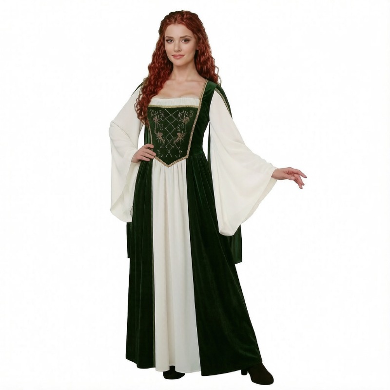 Kostum Cosplay Abad Pertengaha - Medieval Renaissance Dress Women ulasan dan harga