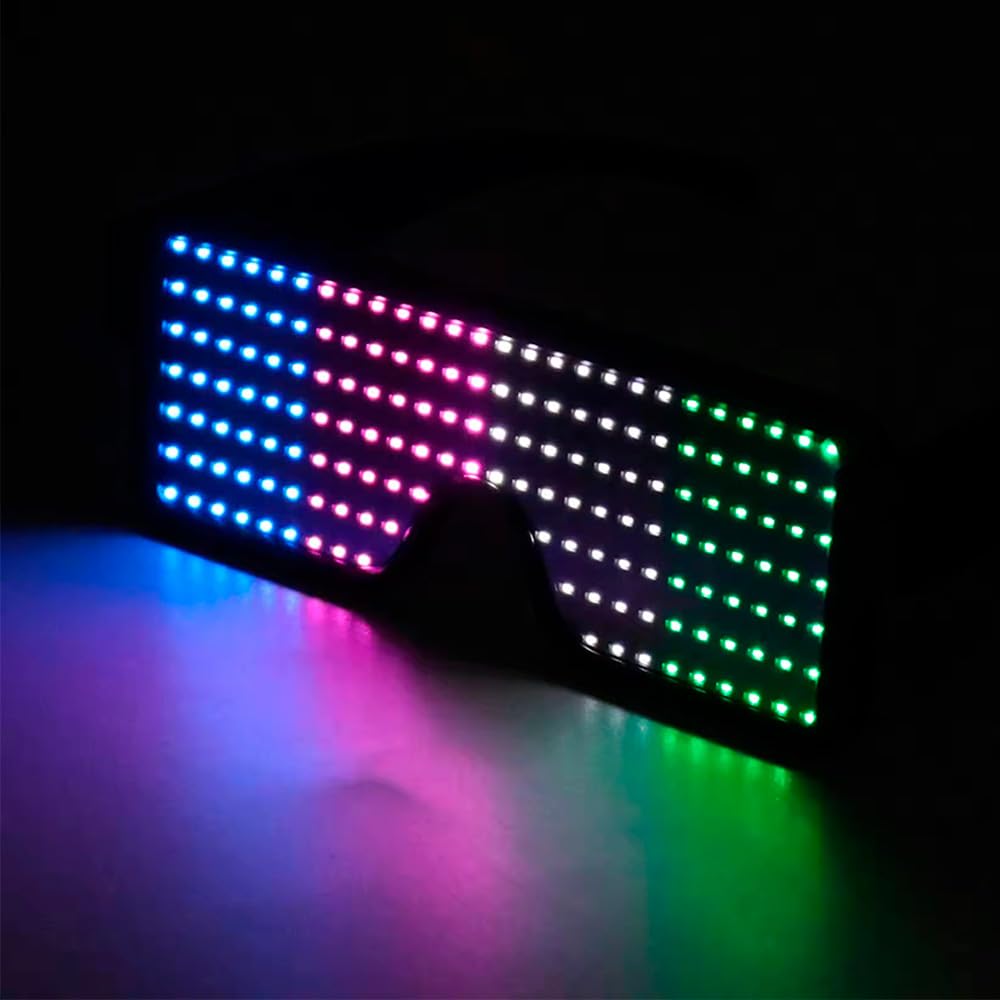 Kacamata LED Menyala Dinamis,  - Glow In The Dark Party Glasses ulasan dan harga