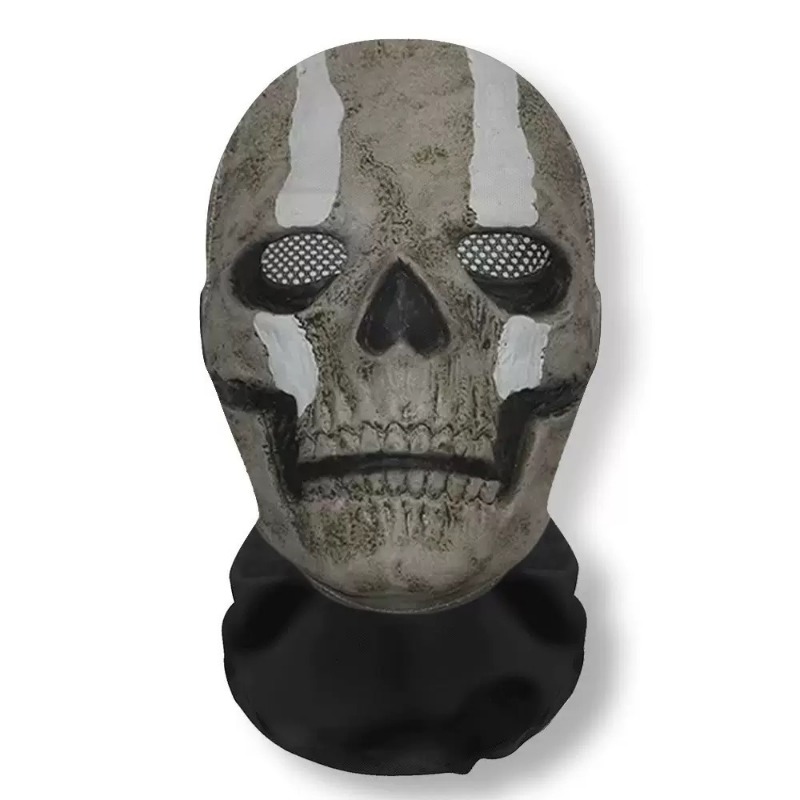 Masker 3D Wajah Hantu Hallowee - Led Purge Mask Halloween ulasan dan harga