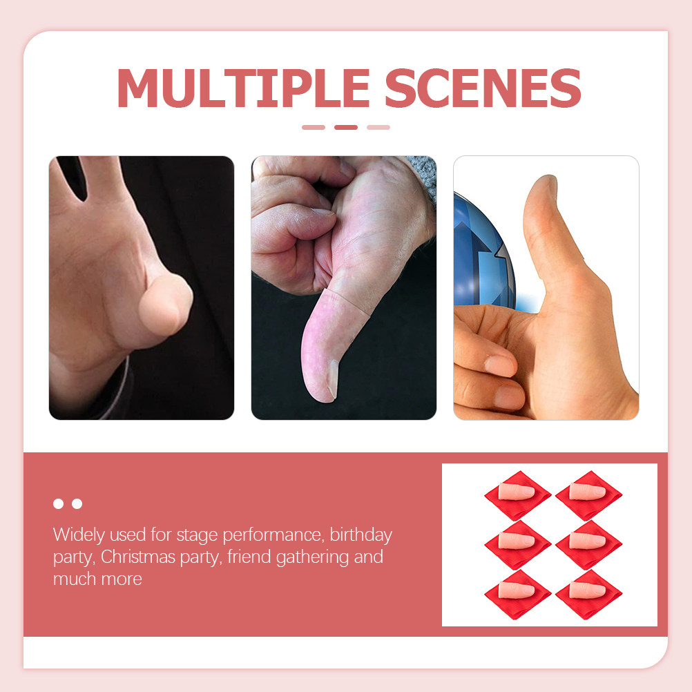Setelan 6 buah untuk Trik Sula - Thumb Tip Magic Trick Set ulasan dan harga