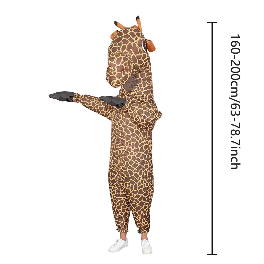 Setelan tiup jerapah uniseks d - Inflatable Dinosaur Costume Adult ulasan dan harga