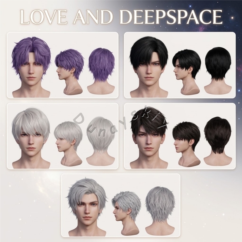 Wig Cosplay Love And Deepspace - Anime Cosplay Wig Heat Resistant ulasan dan harga